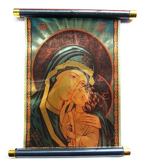 欧美风时尚潮流特色精品天主教圣物 圣像——金箔圣像画
