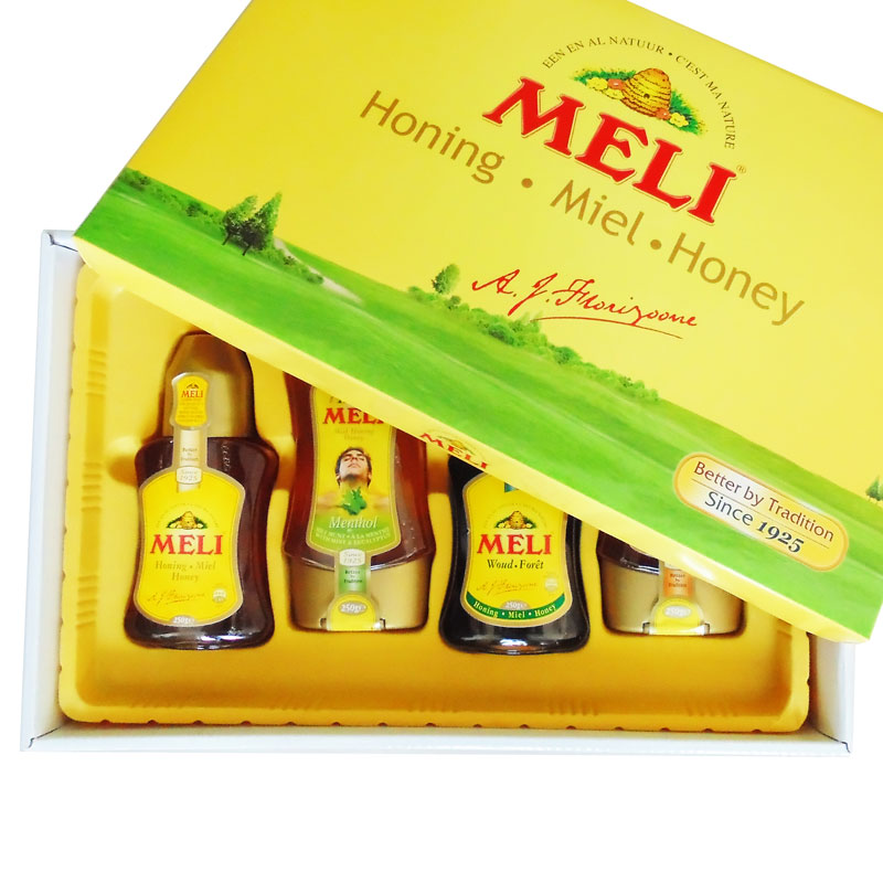 MELI蜜哩 比利时进口纯天然蜂蜜礼盒 薄荷/柠檬/黑森林/杂花包邮