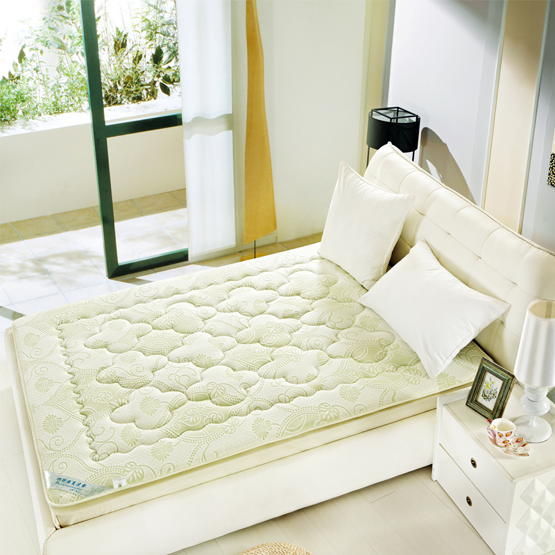 正品竹纤维床垫夏凉垫吸热凉席褥垫单双人可折叠褥子1.5米1.8m