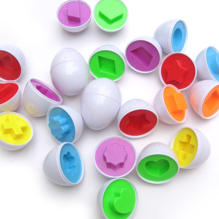 厂家直销儿童礼物批发益智玩具宝宝配对聪明蛋认识形状扭扭蛋