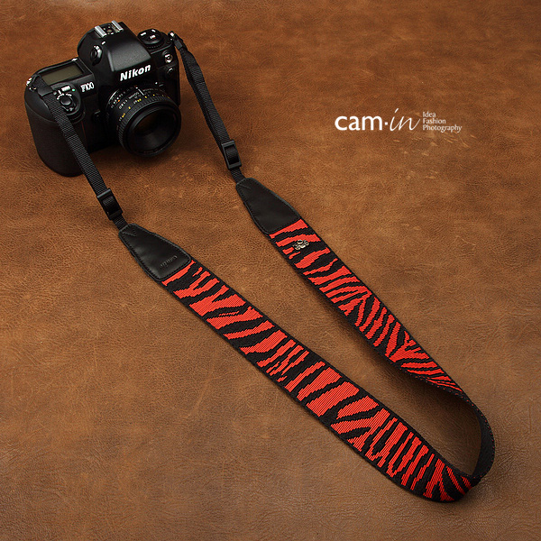 【疯狂的背带】CAM-in 斑马纹 通用型 单反相机背带 CAM8268