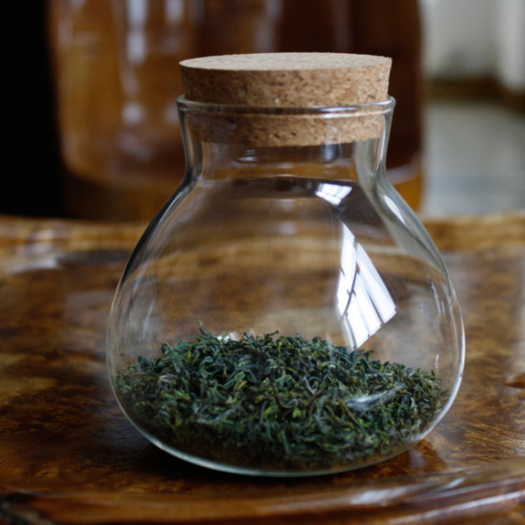 师茶物语 创意茶叶罐 玻璃罐 密封储物罐玻璃小型 可爱礼品许愿瓶