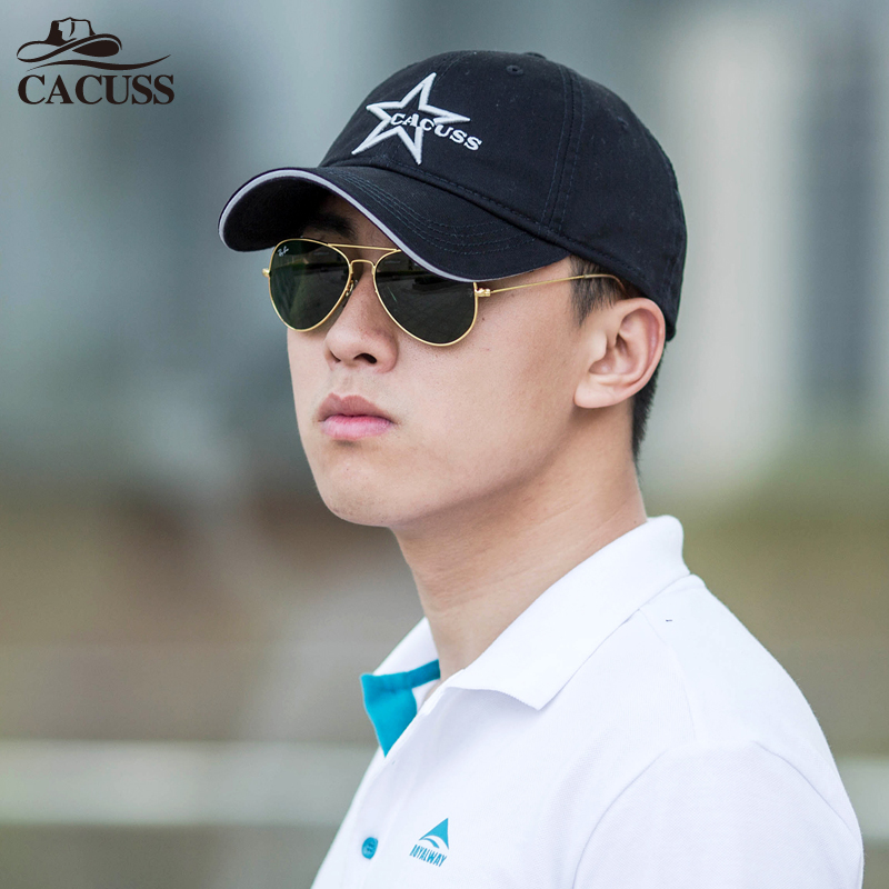 CACUSS新品五角星韩版棒球帽遮阳帽帽子男士户外帽子y00763