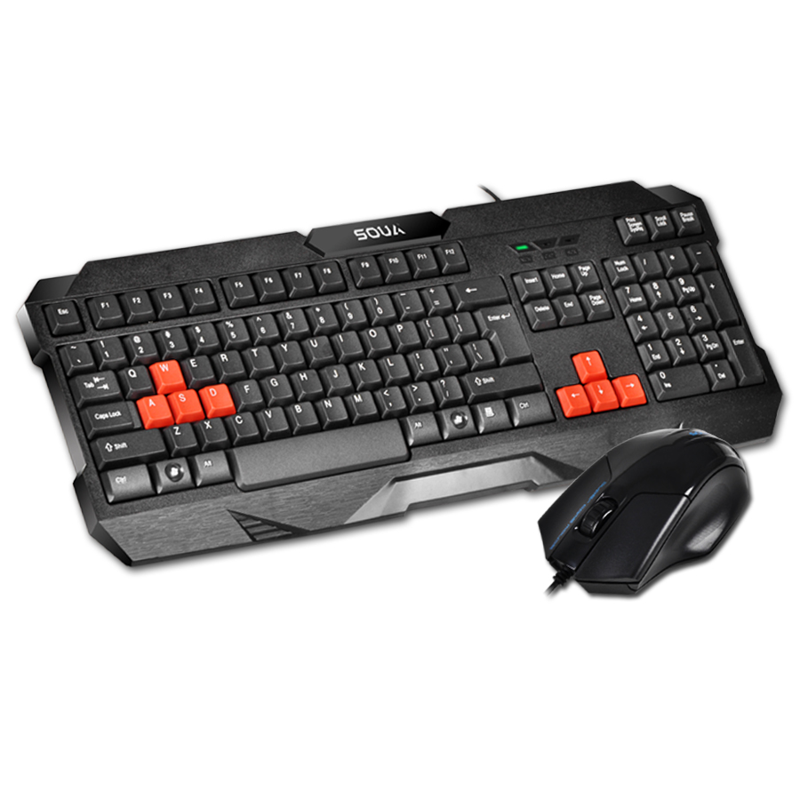 硕王ST-513台式键鼠有线游戏键盘鼠标套装网吧键鼠套装防水