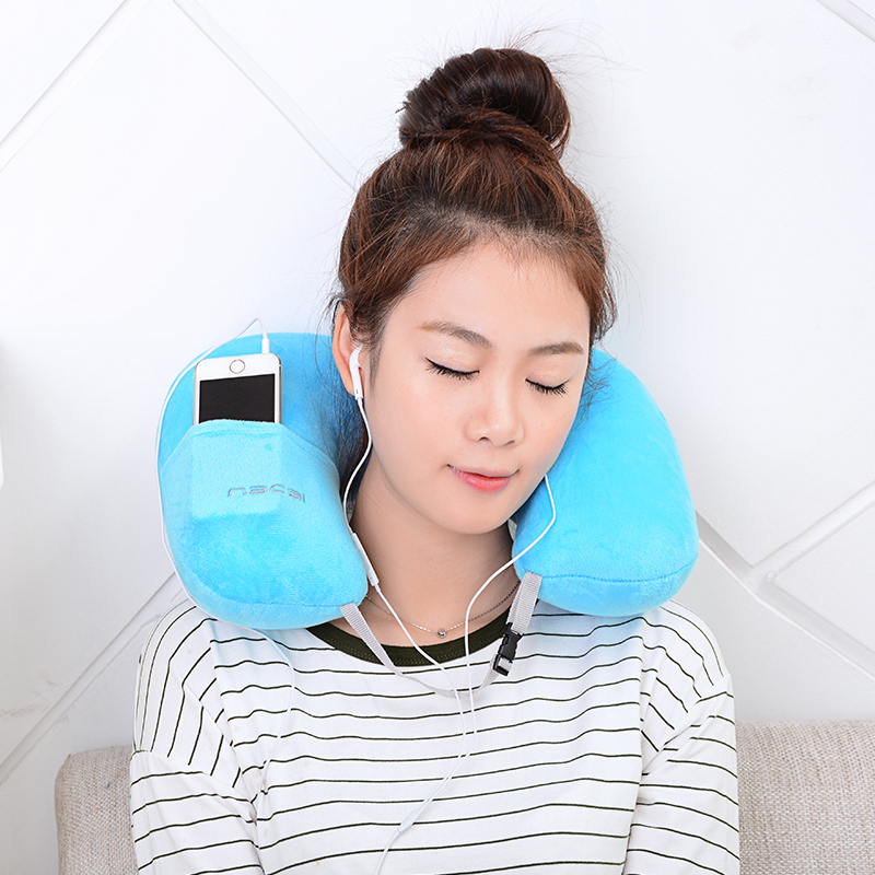 旅行必备 护颈枕U型枕 成人便携充气颈椎枕旅游旅行枕头飞机车用