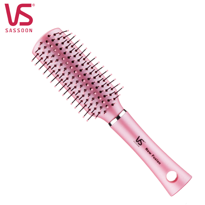 VS/沙宣造型发梳粉红头梳VSF76203APBCN金属系列小号吹发梳子