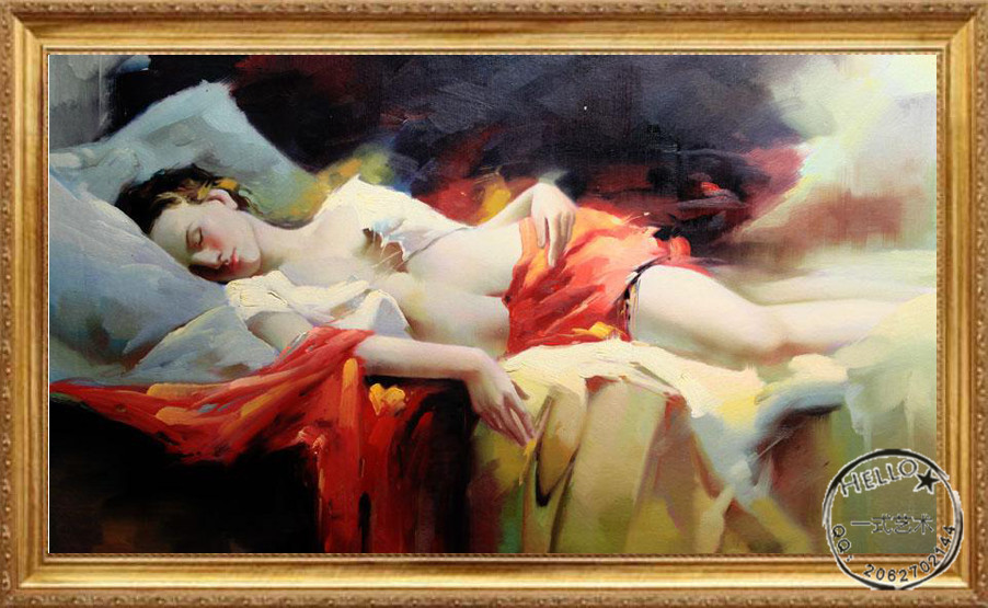 一式欧式纯手绘人体艺术裸体女人装饰图正品挂壁式油画