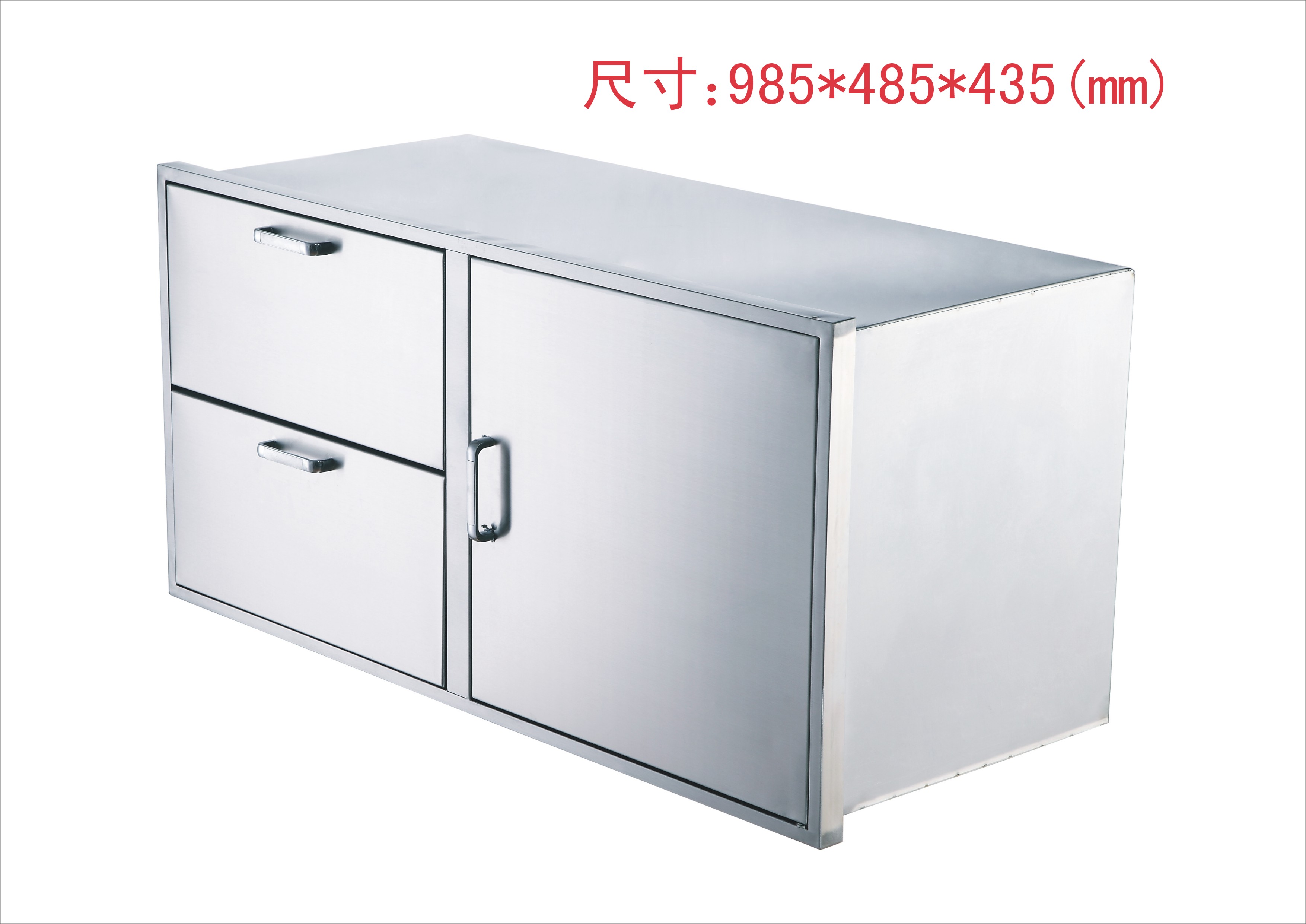 Miecns/美诺仕内嵌式户外不锈钢柜子 户外烧烤台专用嵌入式柜子