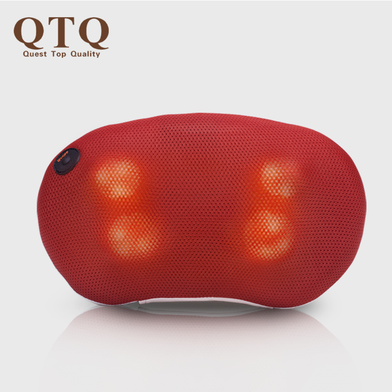 QTQ正品 家用车载按摩器颈部腰部肩部按摩枕多功能按摩器全身靠垫