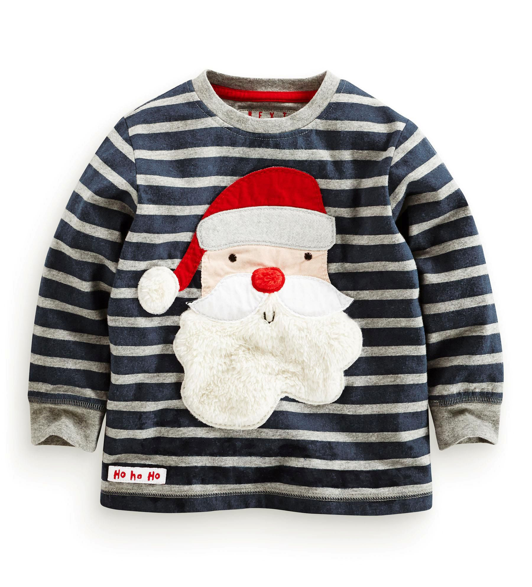 2015秋季新款童装T恤 男童纯棉长袖t恤 宝宝卡通圣诞老人上衣