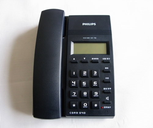 飞利浦CORD040电话机 来电显示 免提清晰 家用办公 座机 包邮