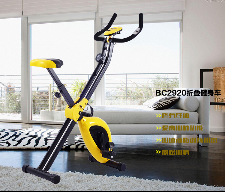 正品艾威 银冰 BC2920新款立式健身车 可折叠健身车 家用  特价