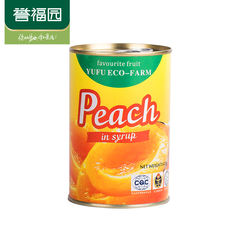 【愚夫】正宗砀山黄桃罐头 食品新鲜水果糖水罐头425g*6罐