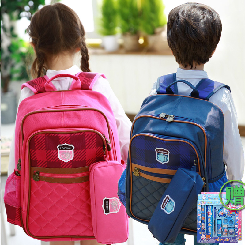 韩国儿童书包小学生书包男女童双肩背包2-5年级小孩减负护脊书包