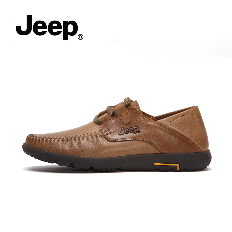 jeep吉普2015春夏季新款男士鞋休闲鞋韩版潮流鞋真皮透气板鞋男鞋