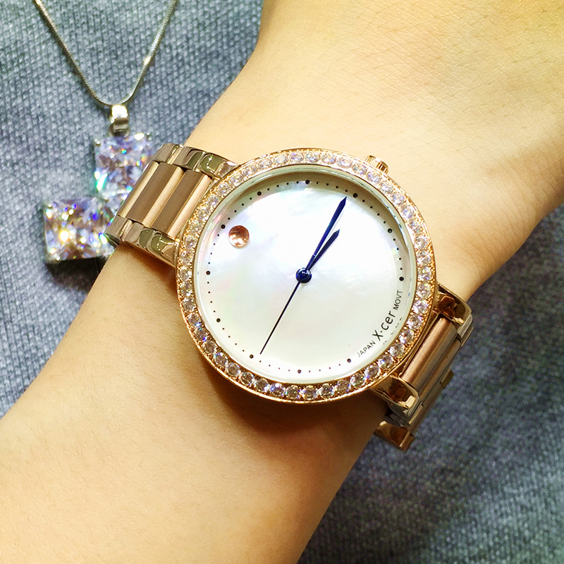 2015新款正品香雪儿手表女韩版时尚潮流简约防水时装表钢带腕表