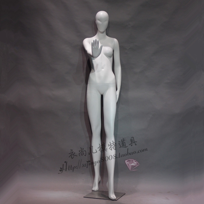 高端服装展示架人体玻璃钢人台橱窗模特儿 玛斯菲尔女全身模特儿
