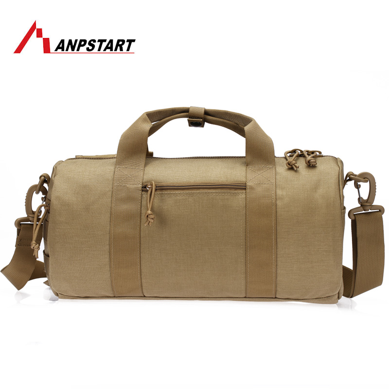 ANPSTART新款户外时尚休闲单肩斜挎包旅行商务圆筒包
