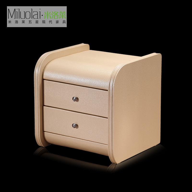 米洛莱 品牌家具 现代卧室储物柜 床头柜 简约现代风格 时尚大方