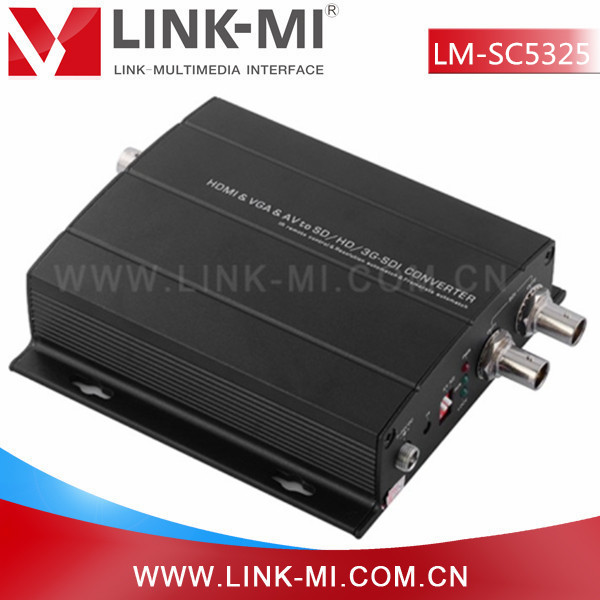 LINK-MI HDMI/VGA/AV转SD/HD/3G-SDI 多功能转换器 广播级别专用