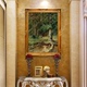 油画客厅欧式手绘手工家装家居别墅玄关壁炉装饰画古典风景走廊