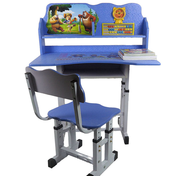 儿童书桌学习桌可升降小学生写字桌台防近视小孩写字课桌椅套装
