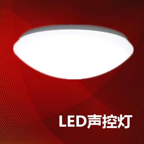 LED声控灯led吸顶灯 楼梯楼道过道走廊声控灯 地下室车库灯灯具