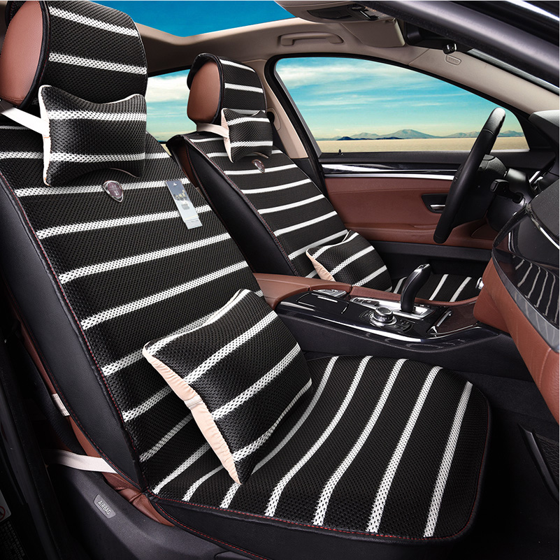 夏季3D透气网布汽车坐垫2015高档时尚凉垫四季垫汽车座垫