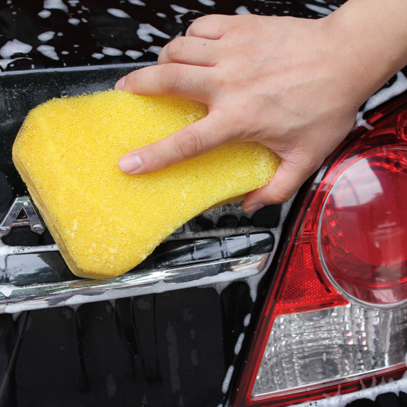 易可 汽车清洁海绵 魔力珊瑚海绵 双面洗车海绵块 不伤漆