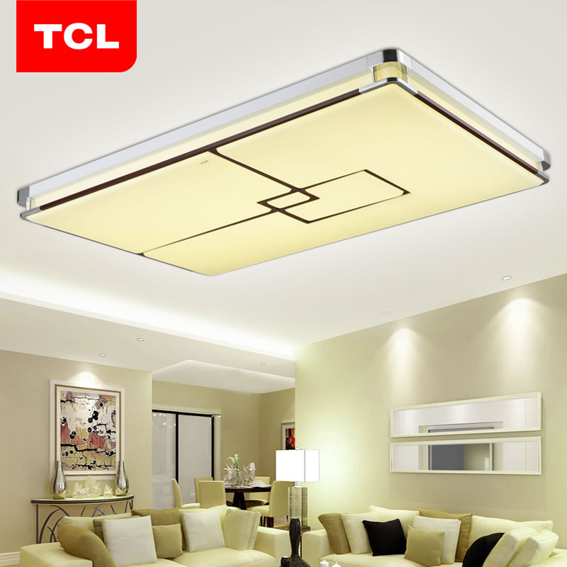 TCL照明长方形led吸顶灯具客厅灯大气现代简约卧室调光灯书房灯饰