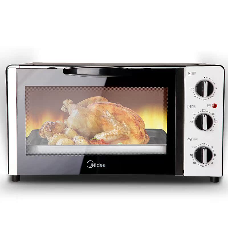 Midea/美的MC25EA-AWF电烤饼机家用烘焙烤箱烧烤箱正品认证电考箱