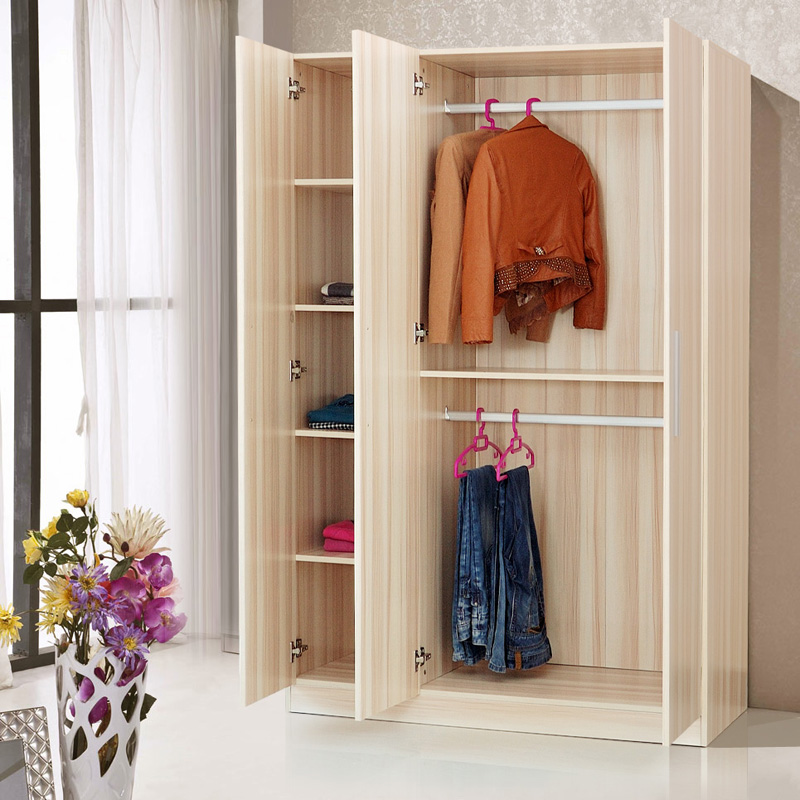 韩式衣柜简易宜家现代简约衣柜木质衣橱组合大小衣柜儿童衣柜