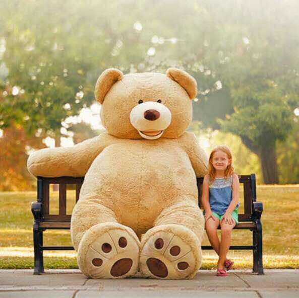 美国costco的大熊 陈乔恩同款 93英寸巨型笑脸泰迪熊美国大熊礼物