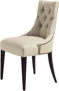 新古典餐椅 欧式实木椅子 布艺沙发椅  酒店家具餐椅 后现代高背