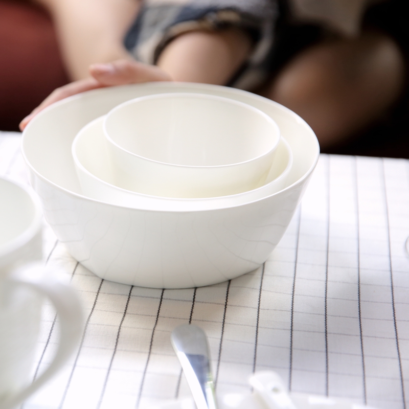 方碗 碗 家用饭碗 陶瓷碗 小米饭碗 饭碗 汤碗米饭碗骨瓷特价餐具