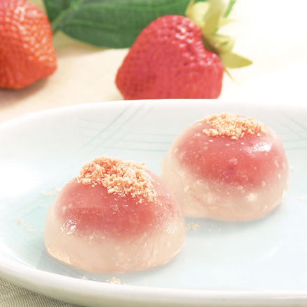 日本 博多風美庵 水晶年糕草莓泥夹心大福 盒装 12枚
