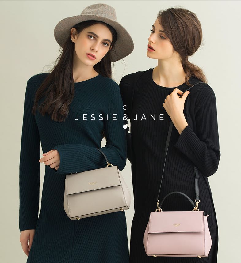 JESSIE&JANE及简2016新款实用型单肩斜挎手提包1261牛皮女包