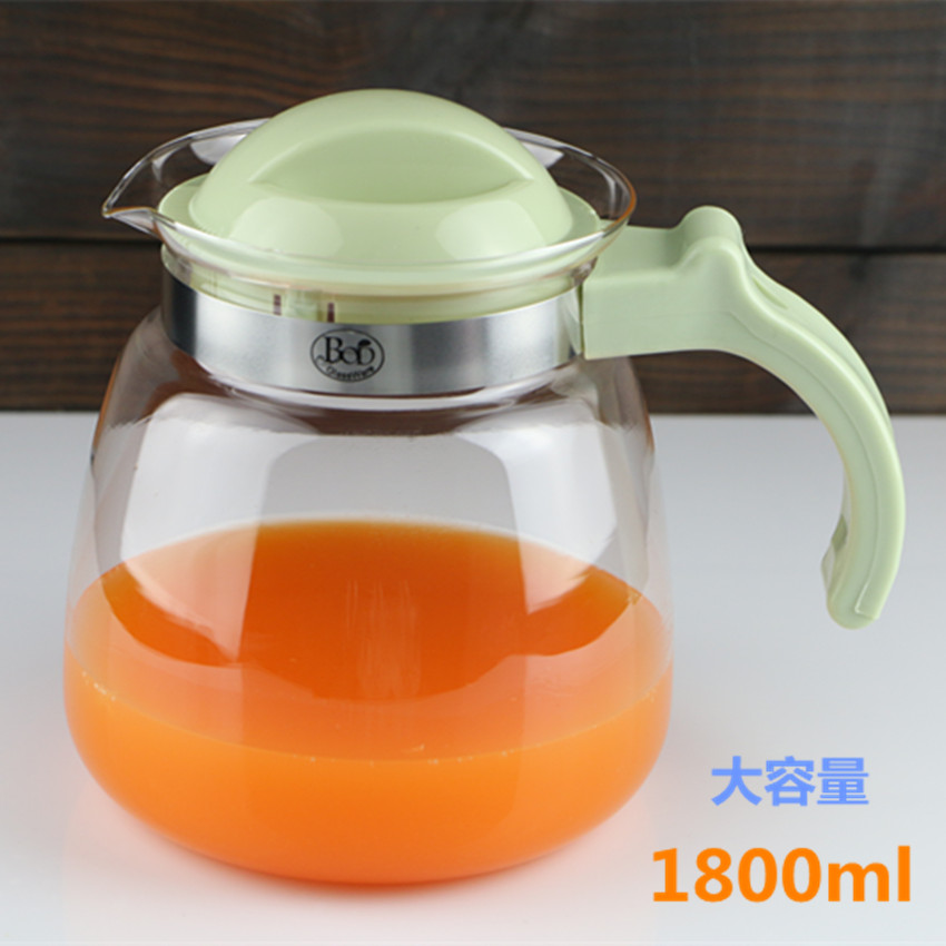 玻璃水壶 防爆裂耐高温冷水壶 凉水壶凉水杯 茶壶 果汁壶 大容量