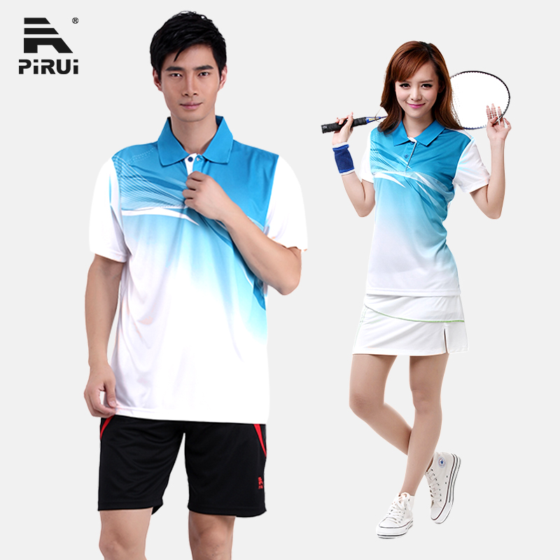 情侣羽毛球服套装男女乓网球服 短袖透气比赛羽服适合单位队服