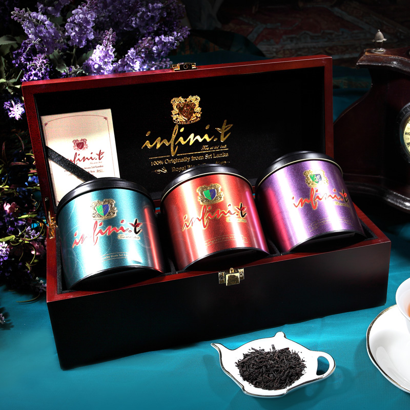 英菲尼 锡兰红茶 斯里兰卡进口红茶 茶叶礼盒装 爵士系列工夫红茶