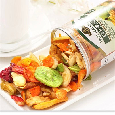 台湾进口零食综合果蔬脆片110g(鲜果脆片)非油炸水果干 进口食品
