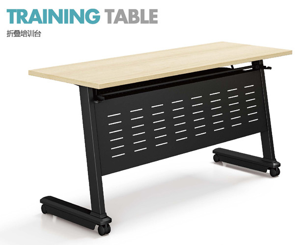 长条办公桌折叠桌移动会议桌多功能洽谈桌培训桌现代SOHO办公桌