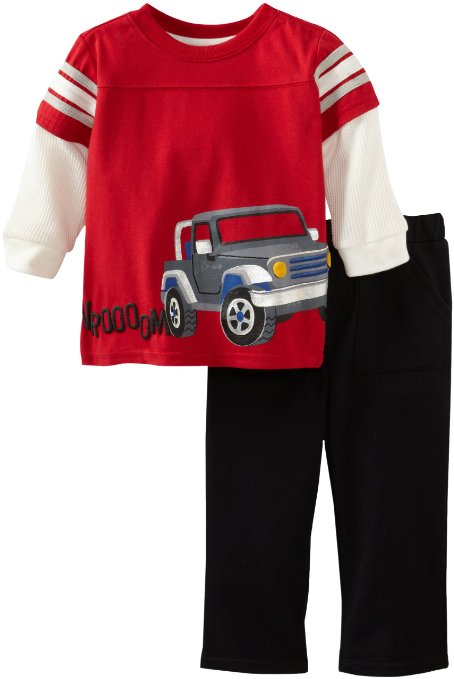 2015秋季新款童装 男童纯棉长袖套装 t恤长裤两件套 卡通赛车
