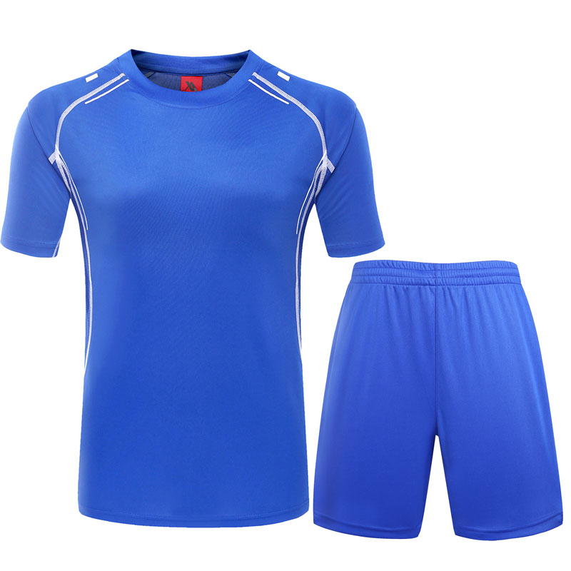 光板足球服训练服套装球衣短袖男款训练服比赛服运动套装支持定制