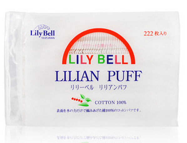 日本 Lily Bell/丽丽贝尔 LILIAN PUFF 优质化妆棉222片