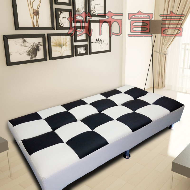 简约现代1.8米沙发床客厅1.2米皮艺沙发宜家两用可折叠沙发床