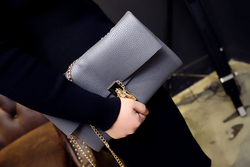 包包2015新款女包信封包时尚潮流单肩斜跨包链条包小包手拿手抓包