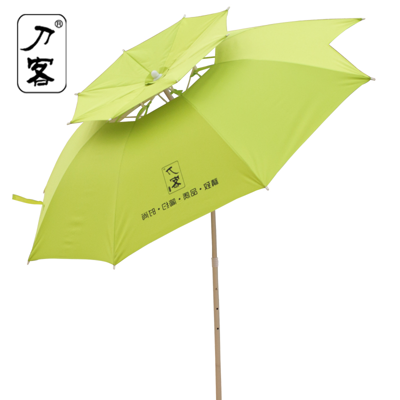 刀客钓鱼伞1.8米2米折叠万向防雨防紫外线特价钓伞渔具用品垂钓伞