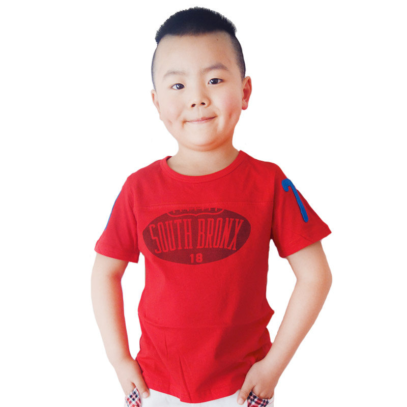 童装夏装2015新款男童t恤短袖中小儿童圆领卡通休闲上衣服韩版潮