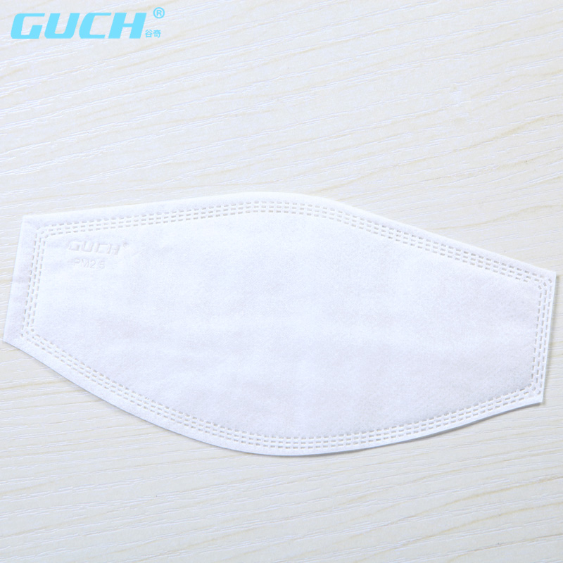 Guch口罩专用核孔膜防尘防霾PM2.5滤片防细菌防二次污染滤片